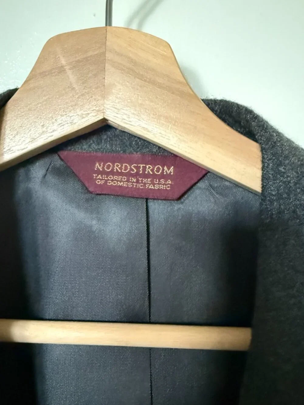 Nordstrom x Loro Piana Gray Worsted Camelhair Blazer 39R